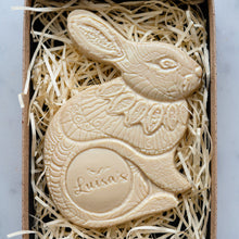 Load image into Gallery viewer, White Casholate Luigi Bunny