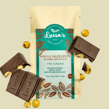Load image into Gallery viewer, Whole Hazelnuts in Dark Chocolate