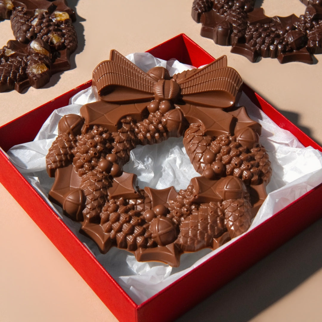 Casholate Chocolate Christmas Wreath