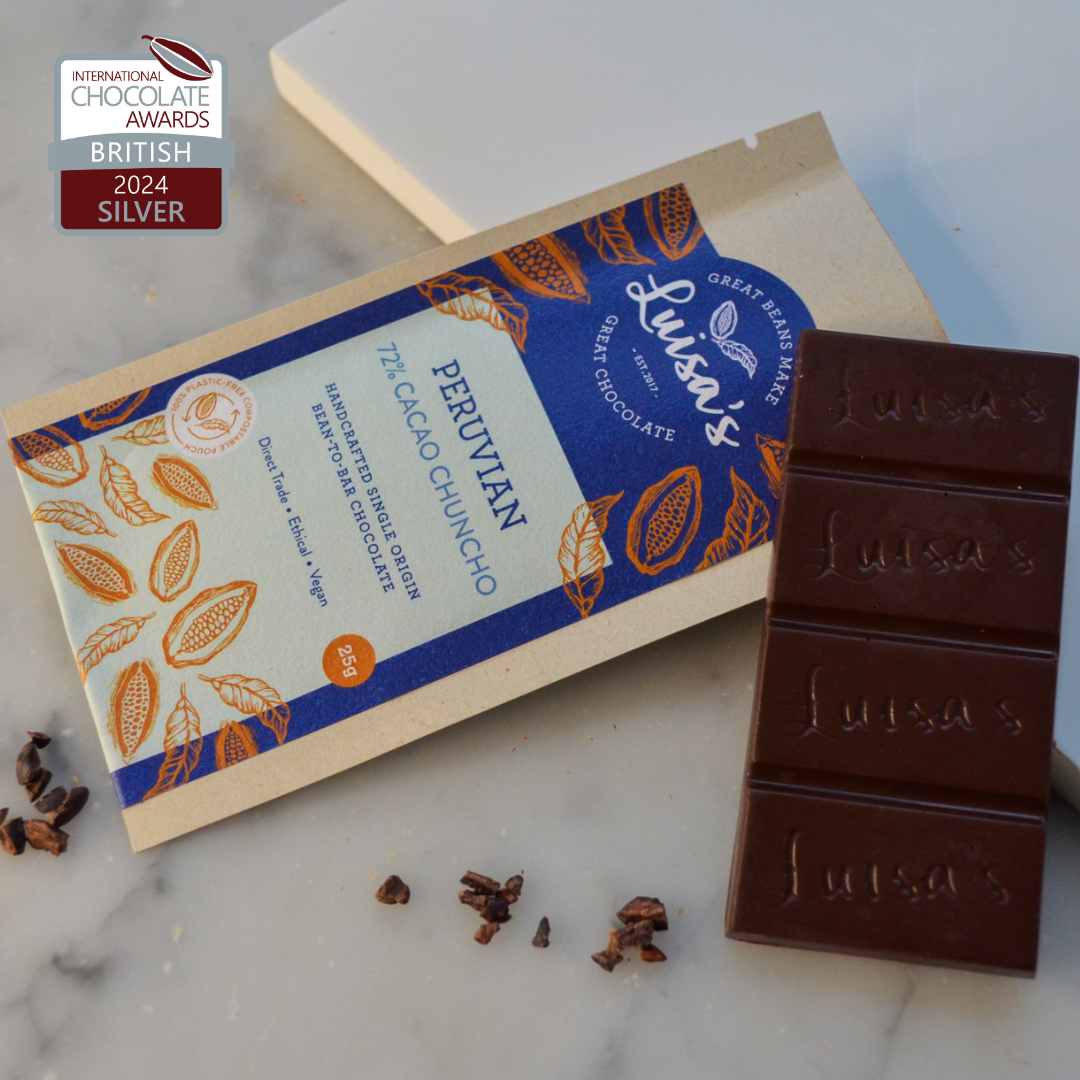 Peruvian 72% Chuncho – Luisa's Vegan Chocolates