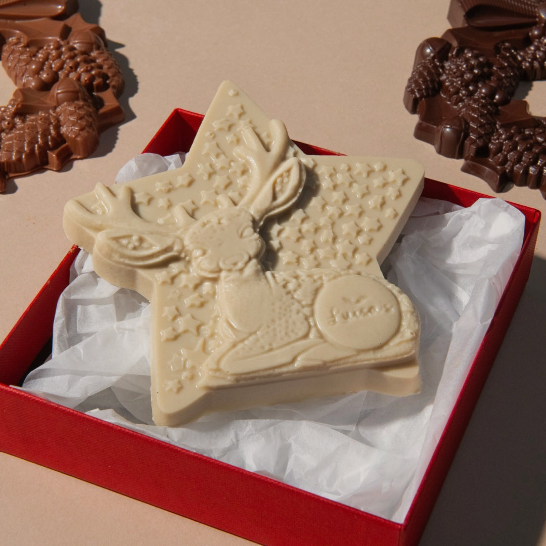 White Casholate Raphi the Reindeer