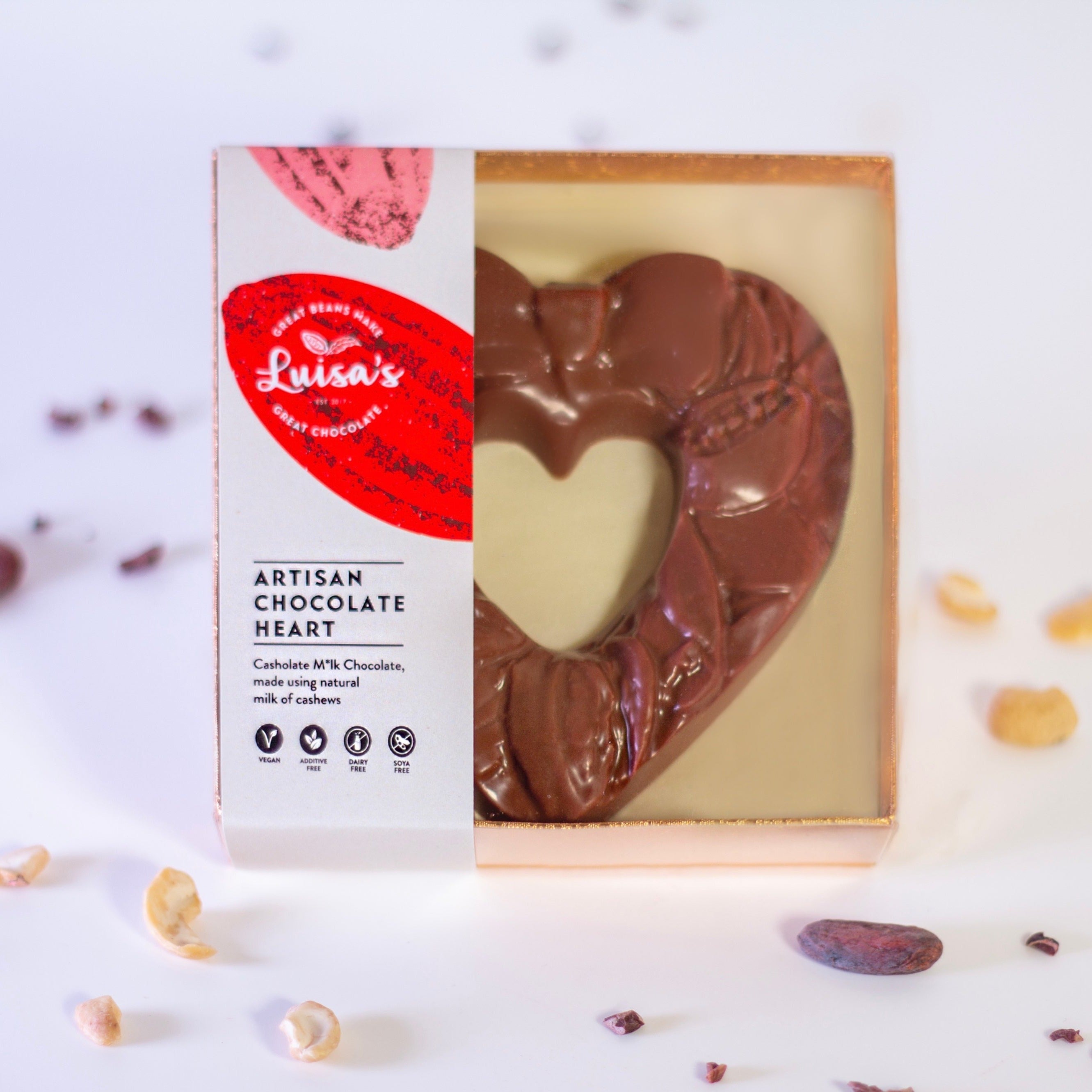 The M*lk Casholate Artisan Chocolate Heart