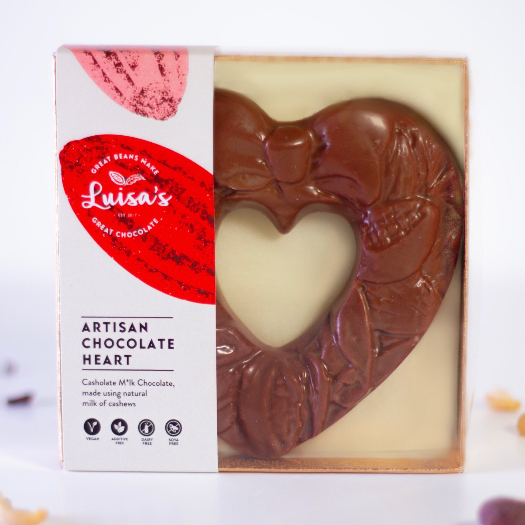 The M*lk Casholate Artisan Chocolate Heart