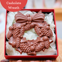 Casholate Chocolate Christmas Wreath