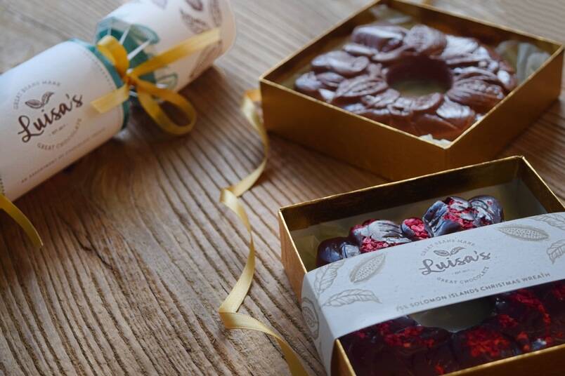 The Mini Christmas Chocolate Hamper